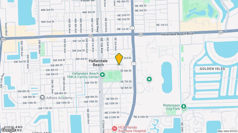 407 SE 3rd Ave Map and Location Details