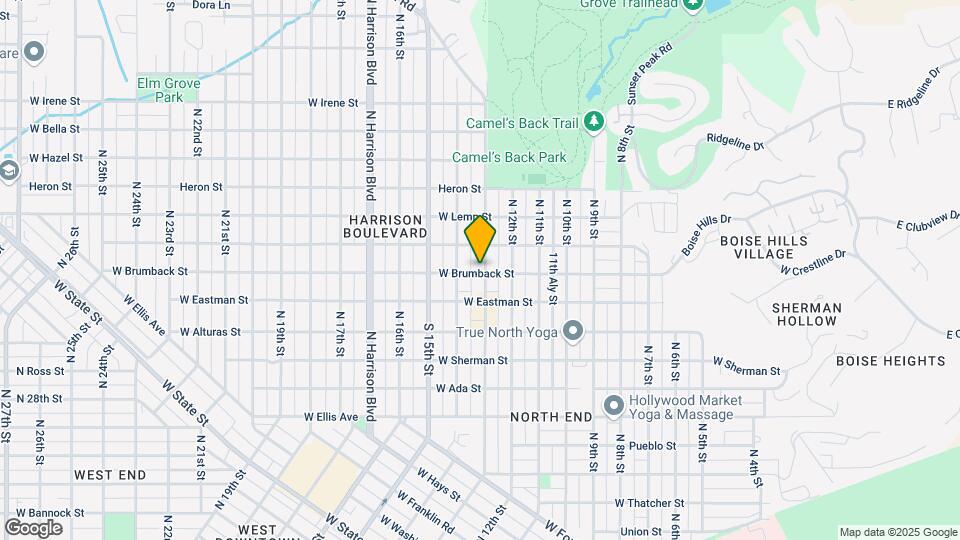1703 N 13th St Map and Location Details