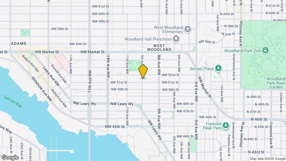 5118 9th Ave NW Map and Location Details