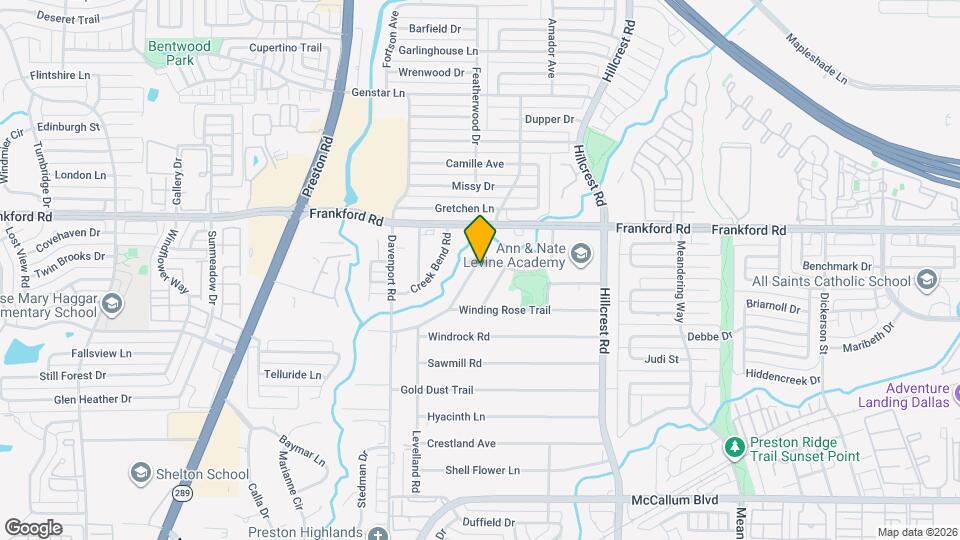 7122 Winding Creek Rd Mapa y Detalles de la Ubicación
