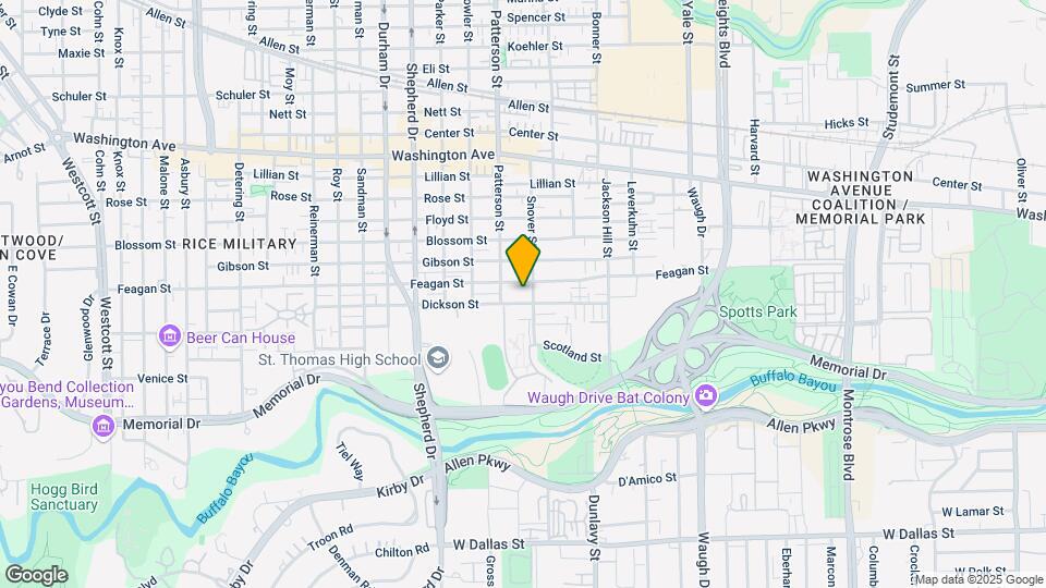 4406 Dickson St Map and Location Details