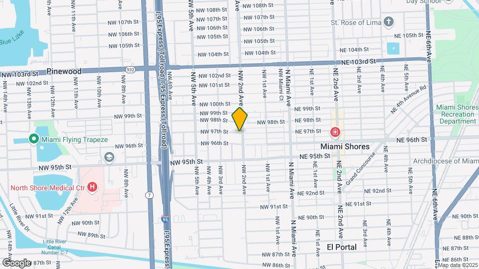 9634 NW 2nd Ave Mapa y Detalles de la Ubicación