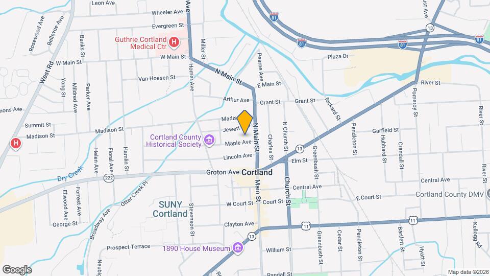 10 Maple Ave Apartments and Nearby Cortland Apartments For Rent