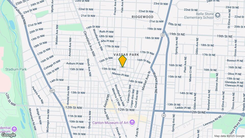 339 15th St NW Map and Location Details