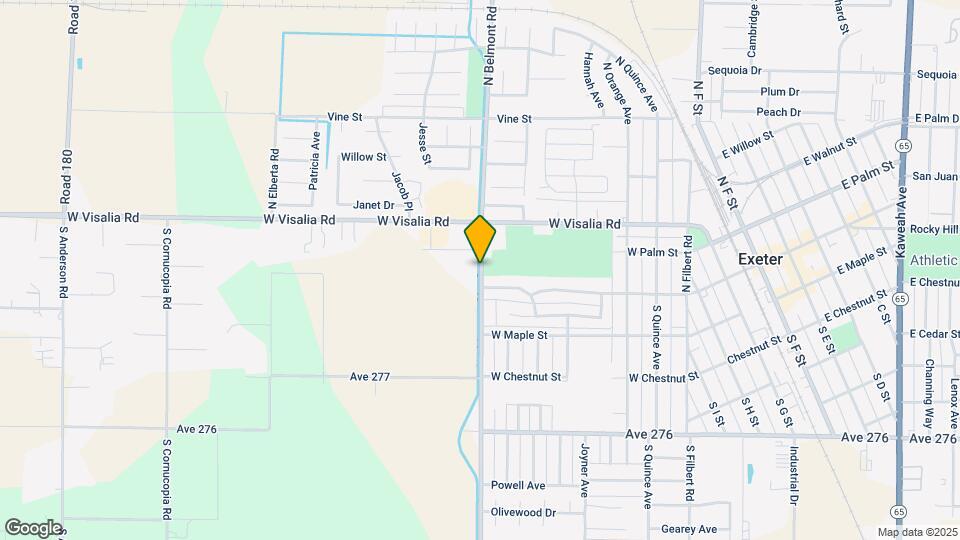 159 N Belmont Rd Map and Location Details