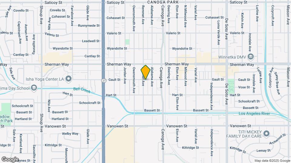 7058 Remmet Ave Map and Location Details