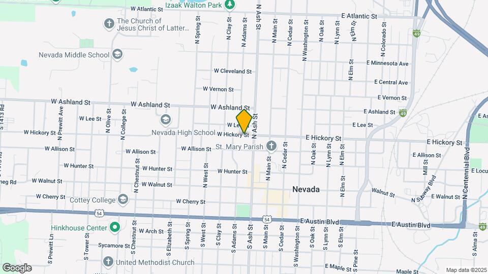 315 W Hickory St Map and Location Details