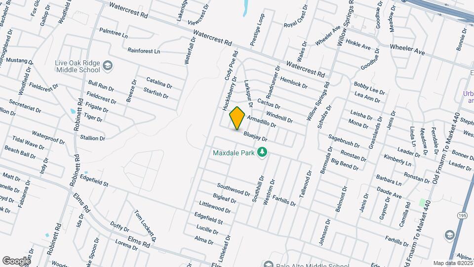 2804 Bluejay Dr Map and Location Details