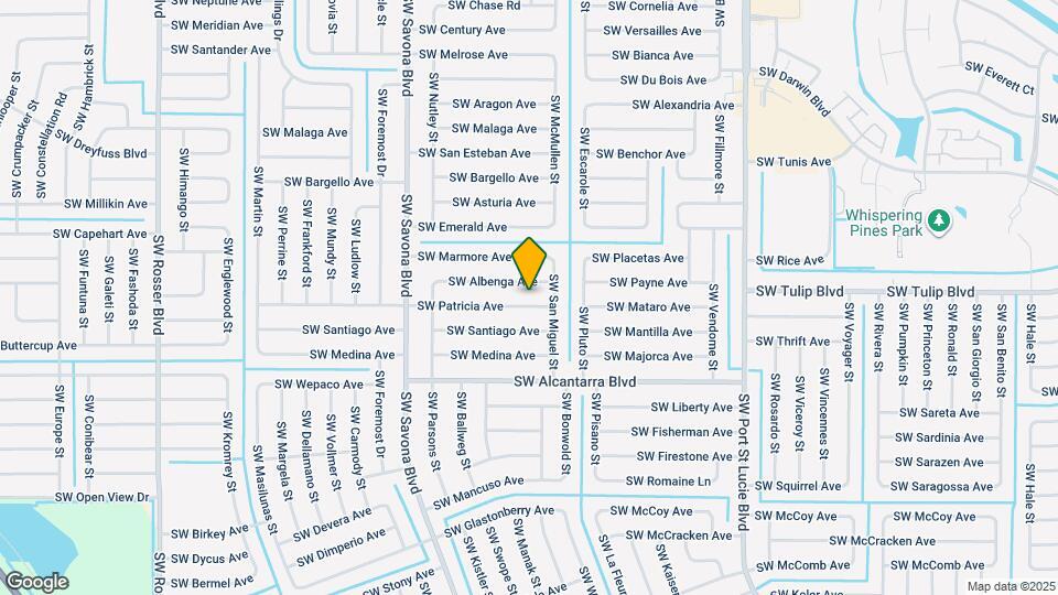 1219 SW Patricia Ave Map and Location Details
