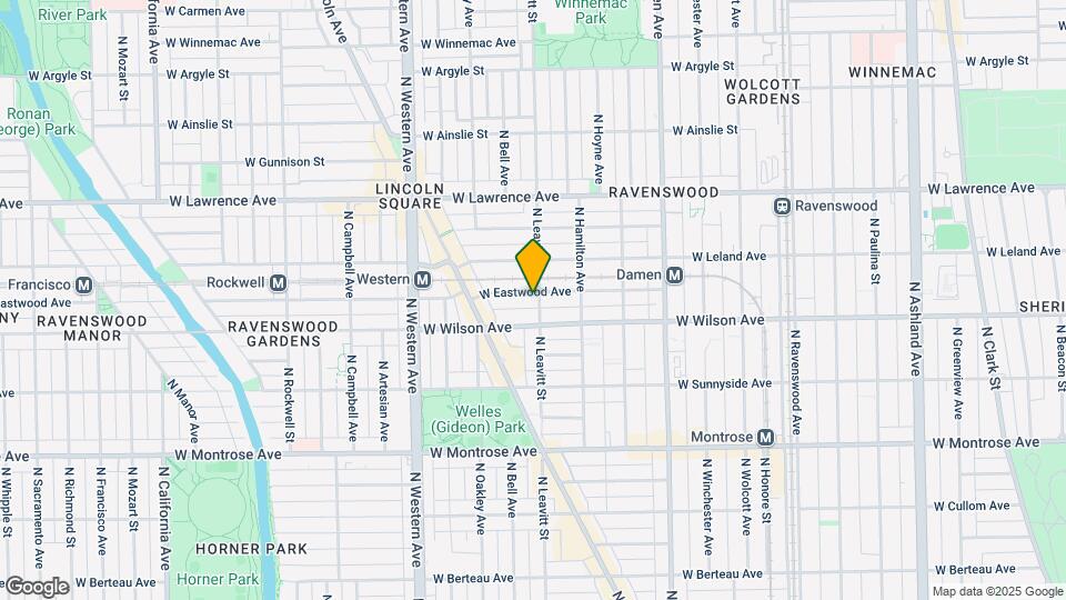 4628 N Leavitt St, Unit 3 Map and Location Details