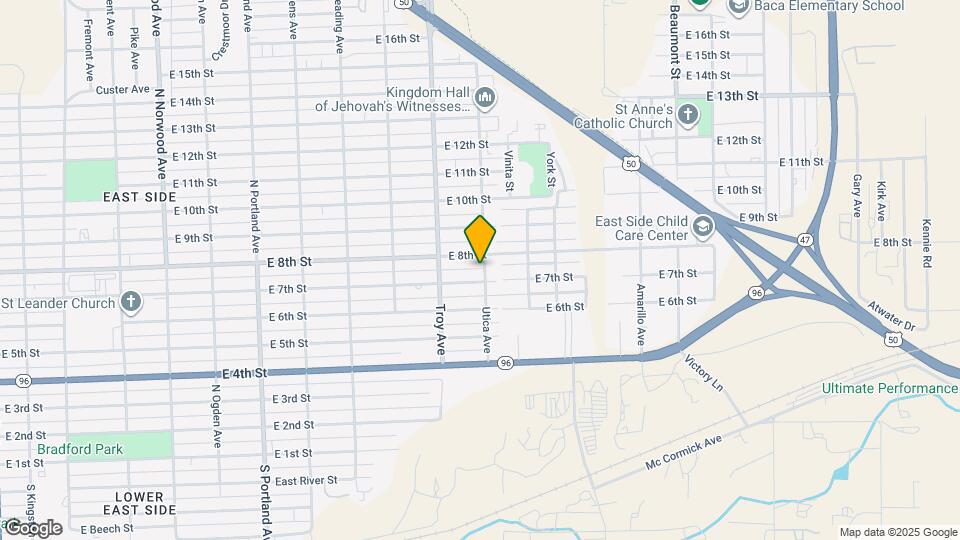 715 Utica Ave Map and Location Details