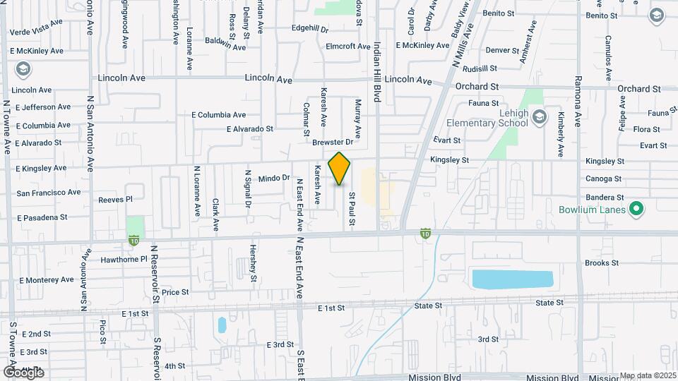 648 Abbey Ln Map and Location Details