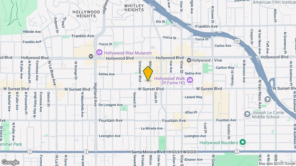 1521 Wilcox Ave Map and Location Details