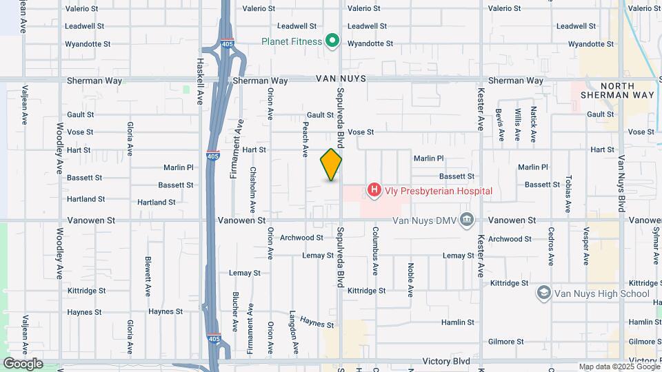 6861 Sepulveda Blvd Map and Location Details