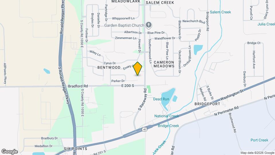 10938 Parker Dr Map and Location Details