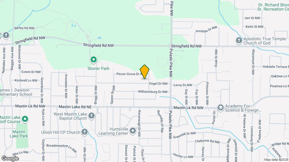 3702 Vogel Dr NW Map and Location Details