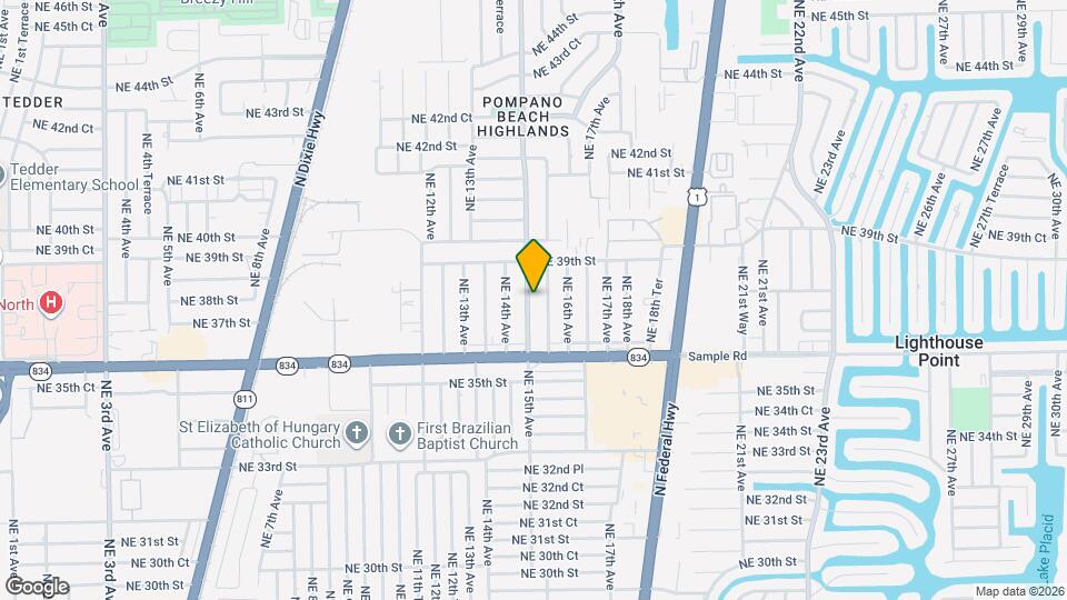 3760 NE 15th Ave Map and Location Details