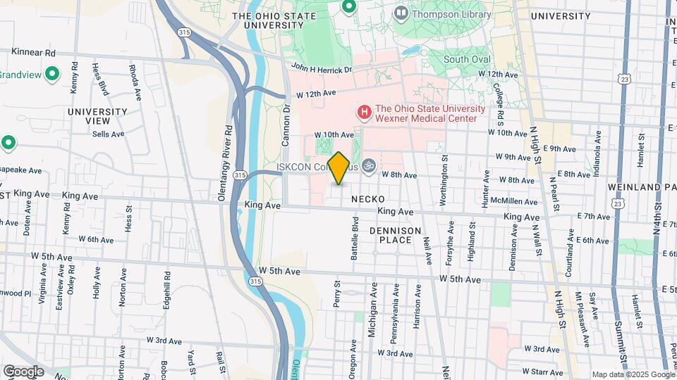 1499 Perry St Map and Location Details