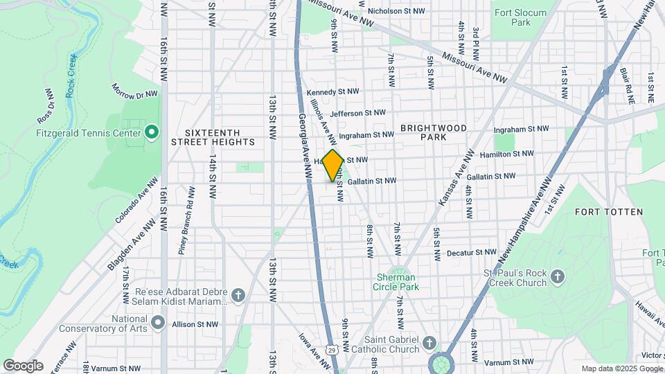 906 Gallatin St NW Map and Location Details