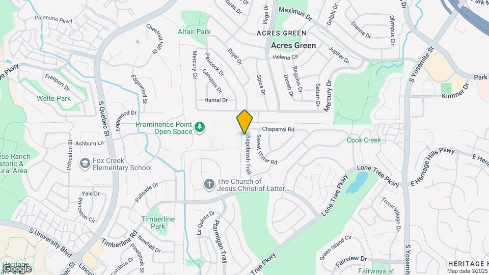 9153 Sagebrush Trail Map and Location Details