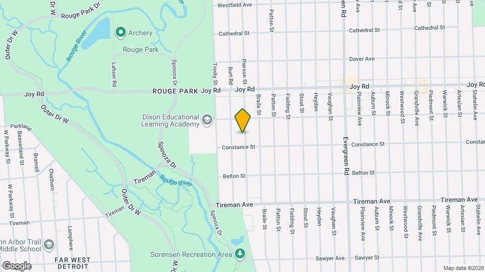 8443 Pierson St Map and Location Details