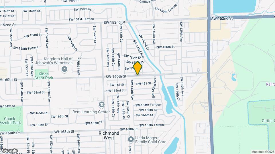 14341 SW 160th Terrace Map and Location Details