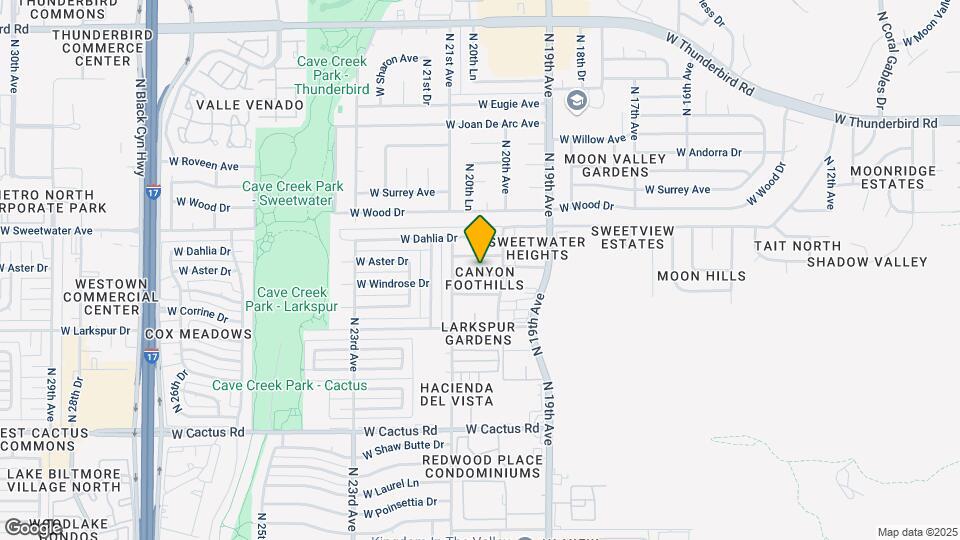 2022 W Windrose Dr Map and Location Details