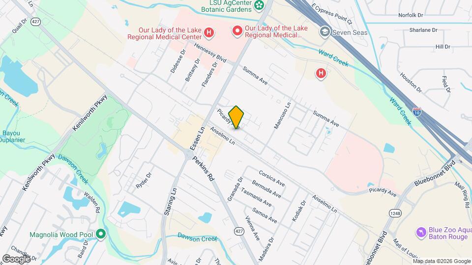 8024 Picardy Ave Mapa y Detalles de la Ubicación