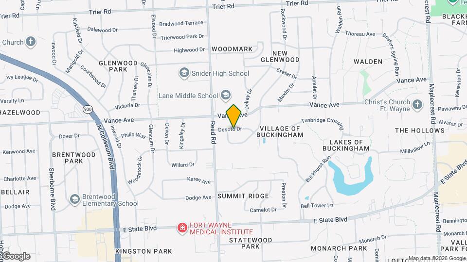 4920 Desoto Dr Map and Location Details