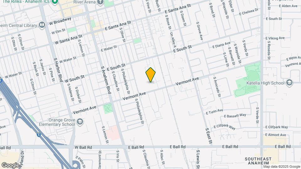 605 E Avon Pl, Unit B Map and Location Details