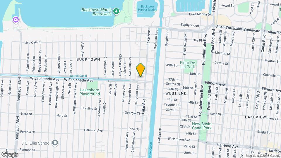 231 W Esplanade Ave Mapa y Detalles de la Ubicación