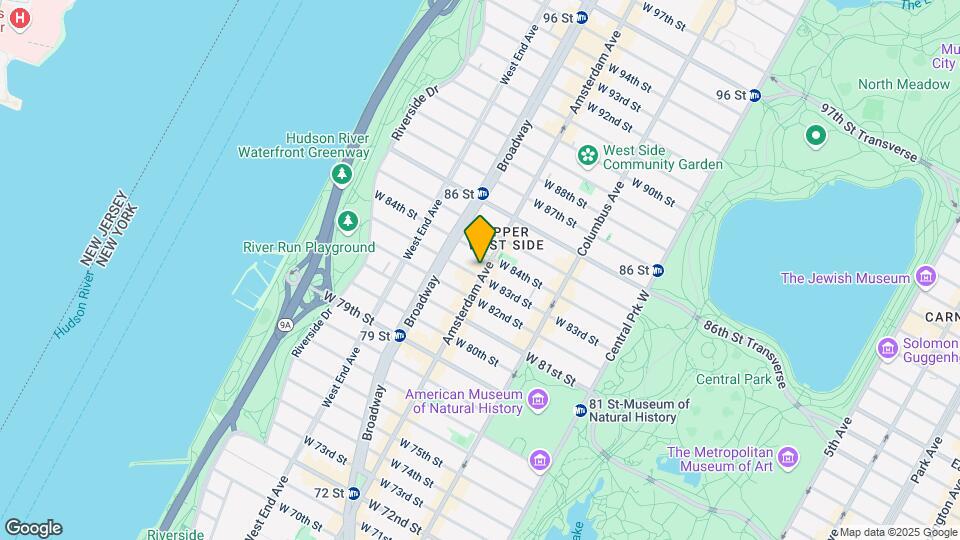 484 Amsterdam Ave Map and Location Details