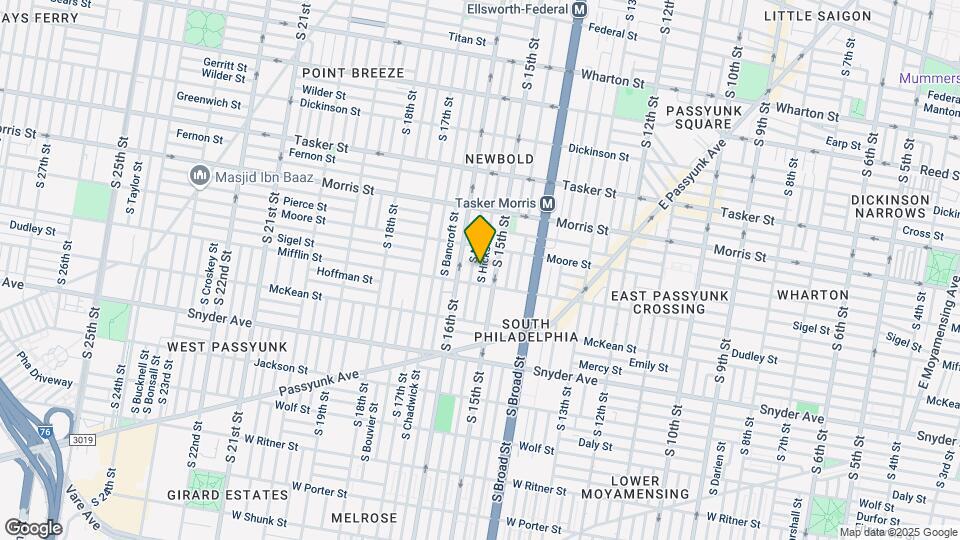 1828 S Hicks St Map and Location Details