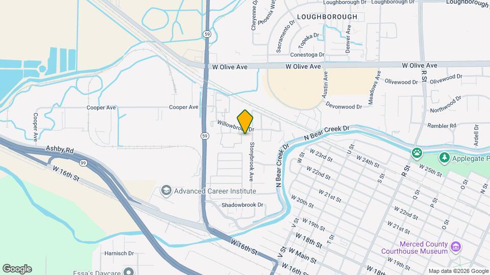 1642 Willowbrook Dr Map and Location Details