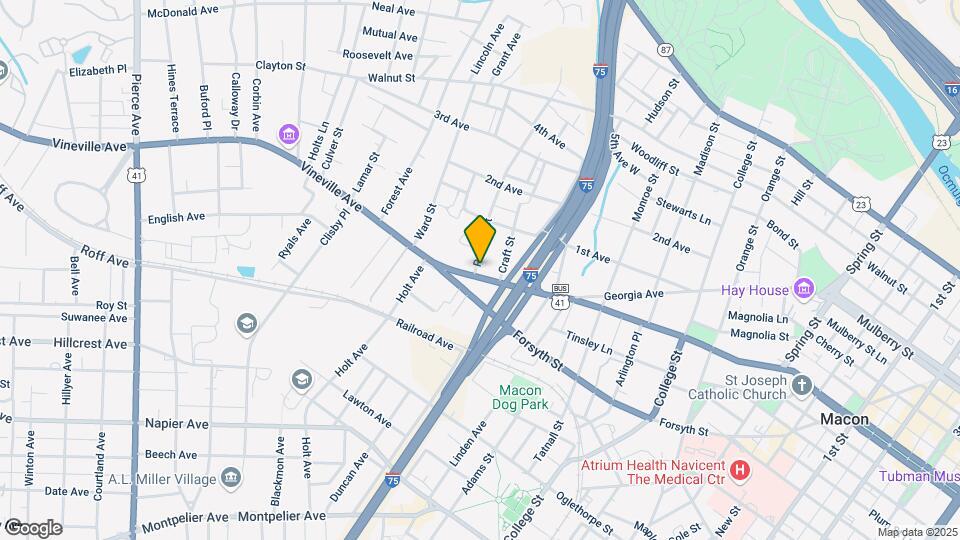 1873 Hardeman Ave Map and Location Details