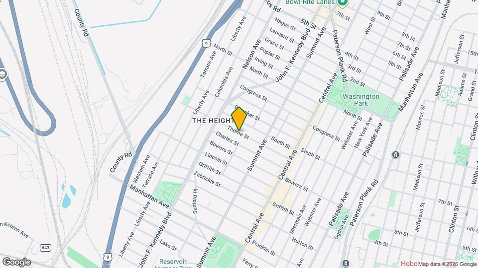 101 Thorne St Map and Location Details