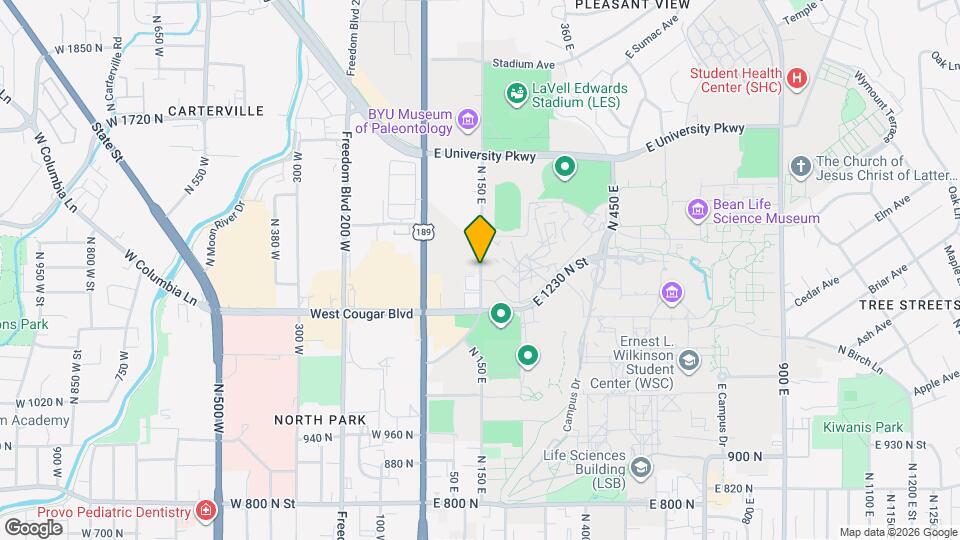 1305 N Canyon Rd, Unit Unit 1 Map and Location Details