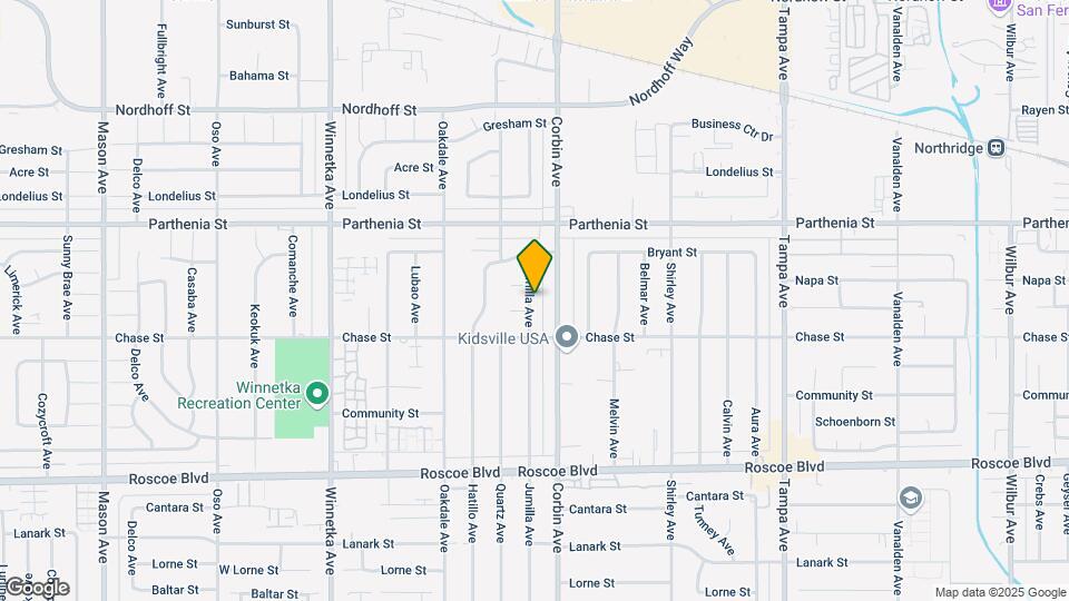 8540 Jumilla Ave Map and Location Details