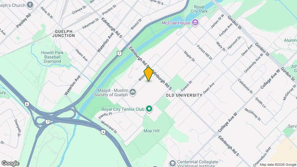 62 Cedar St Map and Location Details