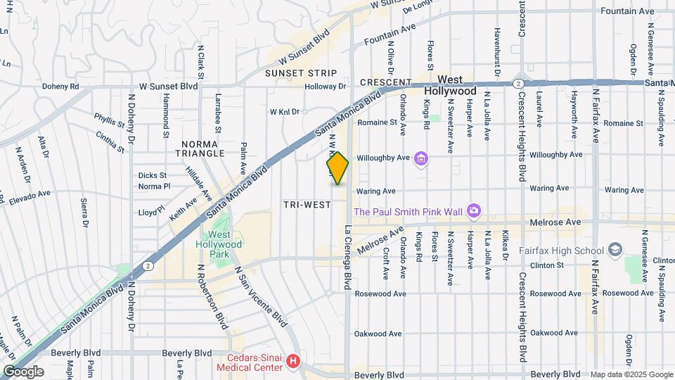 814-816 West Knoll Dr Map and Location Details