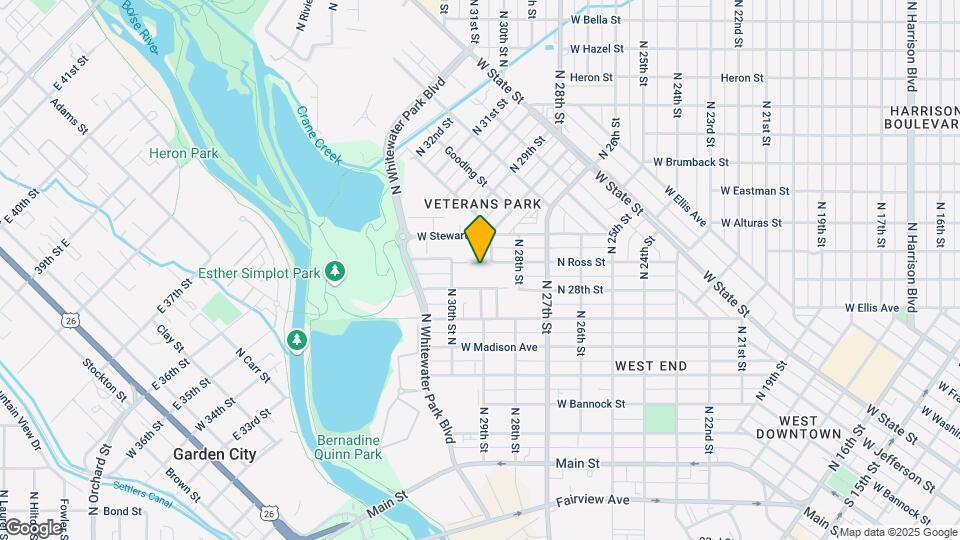 832 N Driscoll Ln-Unit -101 Map and Location Details