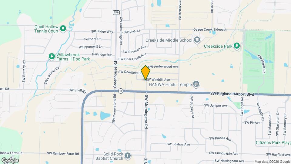 3301 SW Windrift Ave Mapa y Detalles de la Ubicación