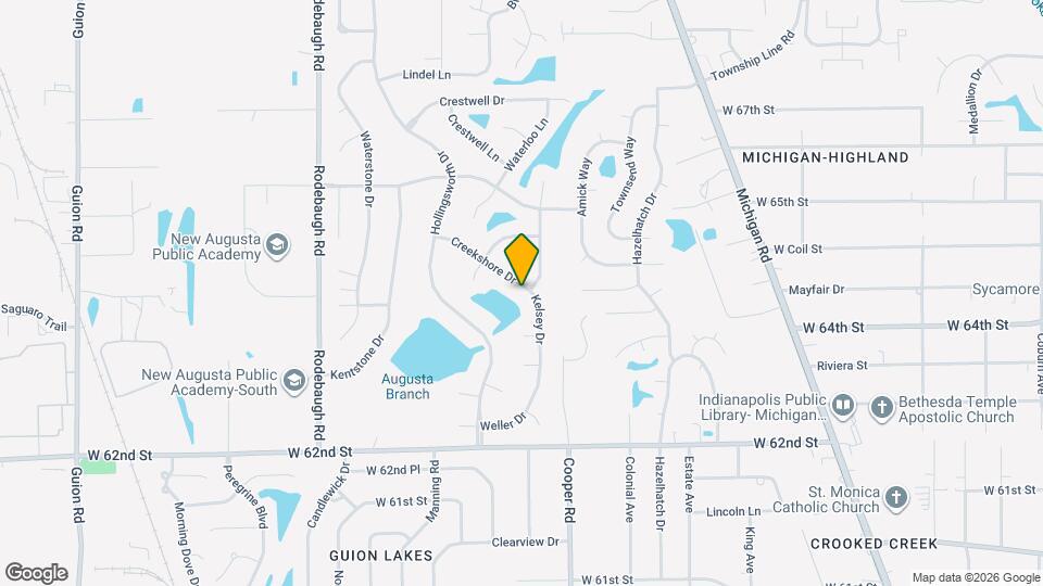 3201 Creekshore Dr Map and Location Details