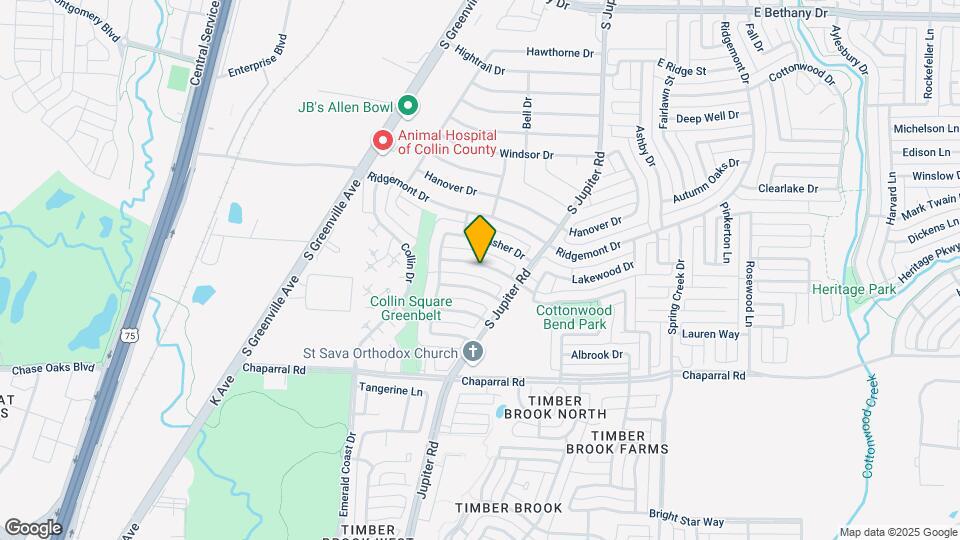 554 Freestone Dr Map and Location Details