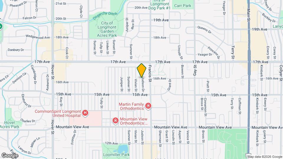 1557 Judson Dr Map and Location Details