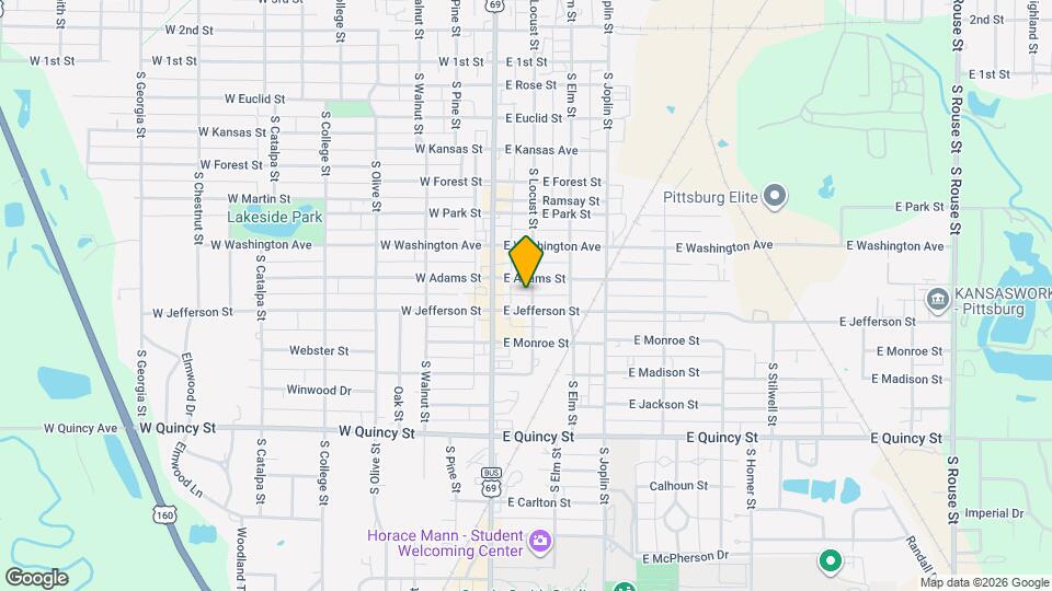 806 S Locust St Map and Location Details
