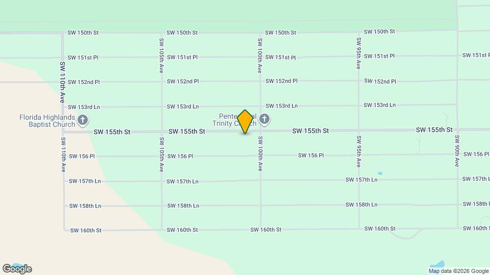 10056 SW 155th St Map and Location Details