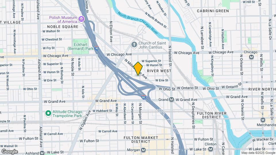 650 N Morgan St Map and Location Details