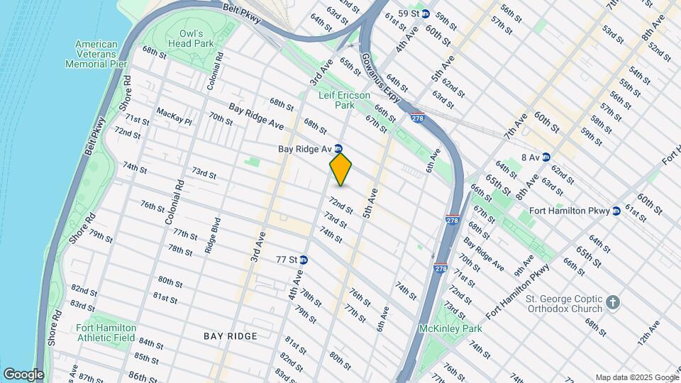 428 Ovington Ave Map and Location Details
