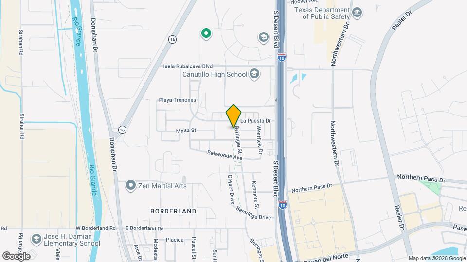 6617 Berringer St Map and Location Details